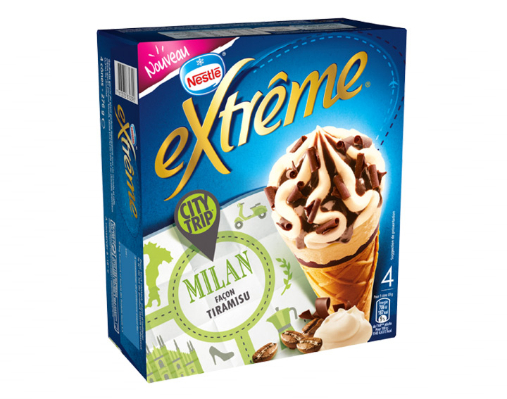 City Trip Milan Façon Tiramisu 4x69g