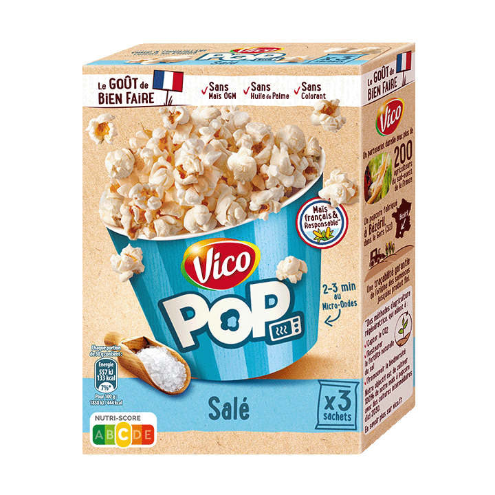 Vico Pop Salé 3x80g