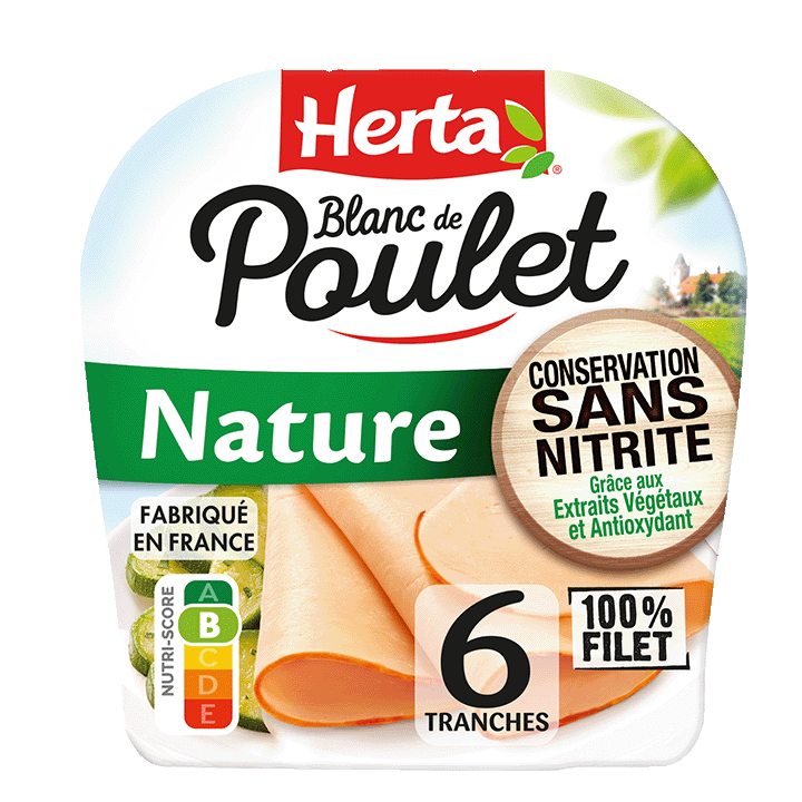 Blanc de Poulet Nature - 6T - 210g