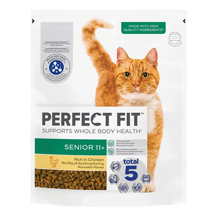 PERFECT FIT™ Cat Complete Dry Senior 11+ Chicken 750g