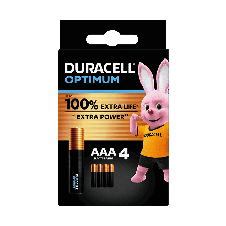 Duracell Optimum AAA x4