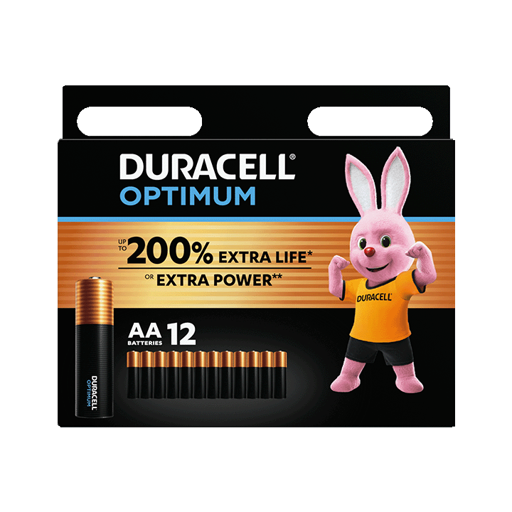 Duracell Optimum AA x12