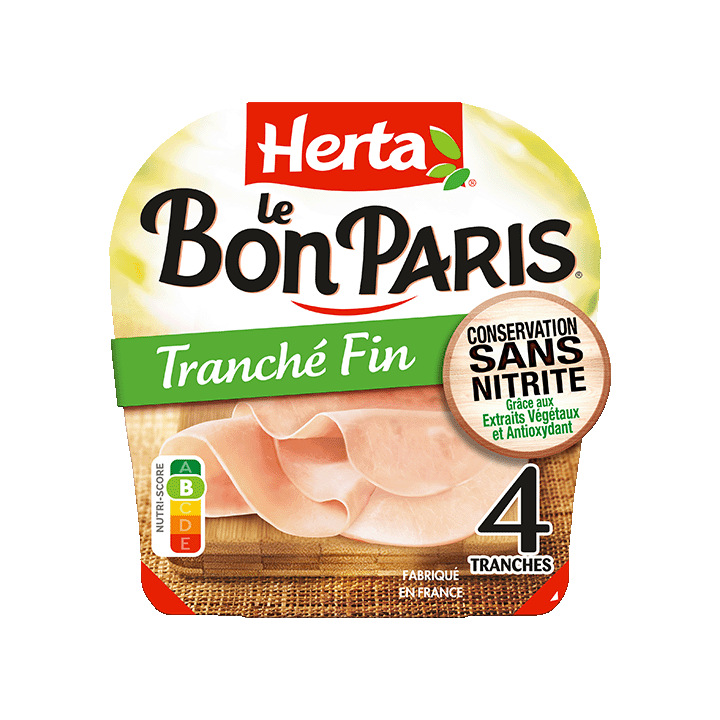 Le Bon Paris® tranché fin Conservation Sans Nitrite 4T