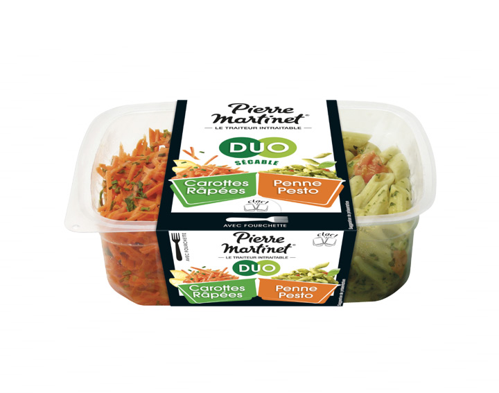 Duo Carottes Râpées et Penne Pesto 250g