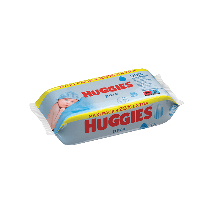 Lingettes Huggies Pure Maxi 1x72