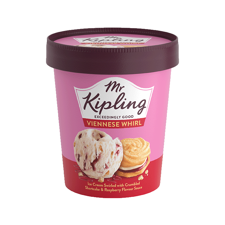 Mr Kipling Viennese Whirl Ice Cream Tub