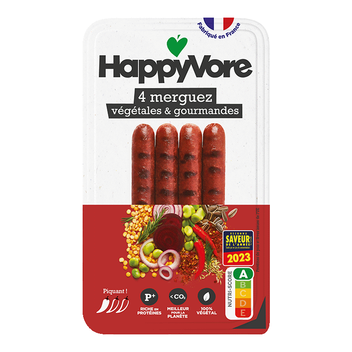 Merguez végétales et gourmandes