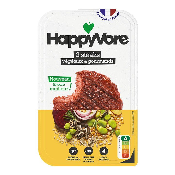 Steaks végétaux et gourmands