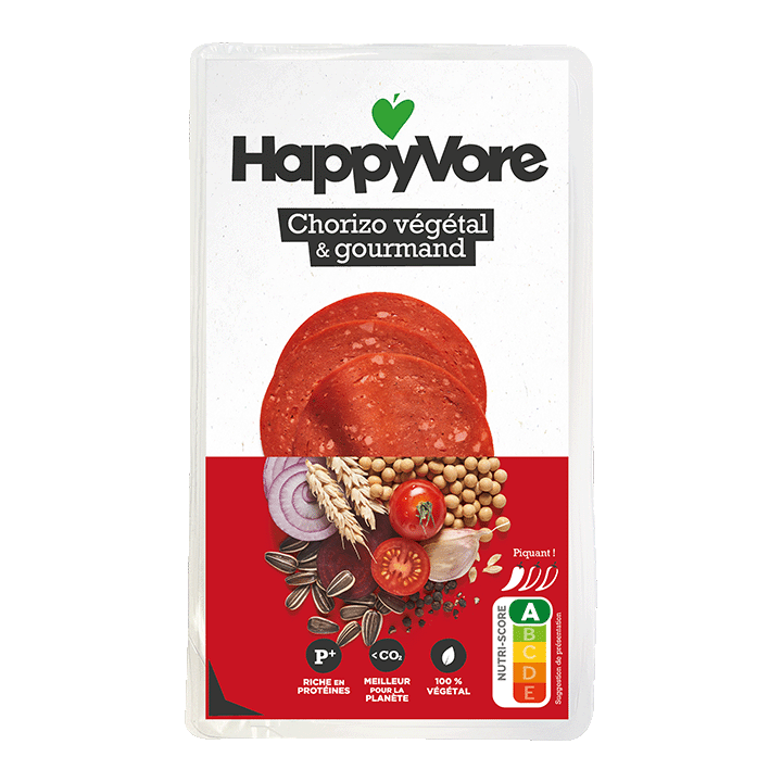 Chorizo végétal et gourmand