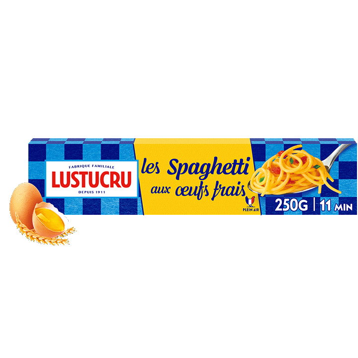Spaghetti aux œufs frais 250g et 500g