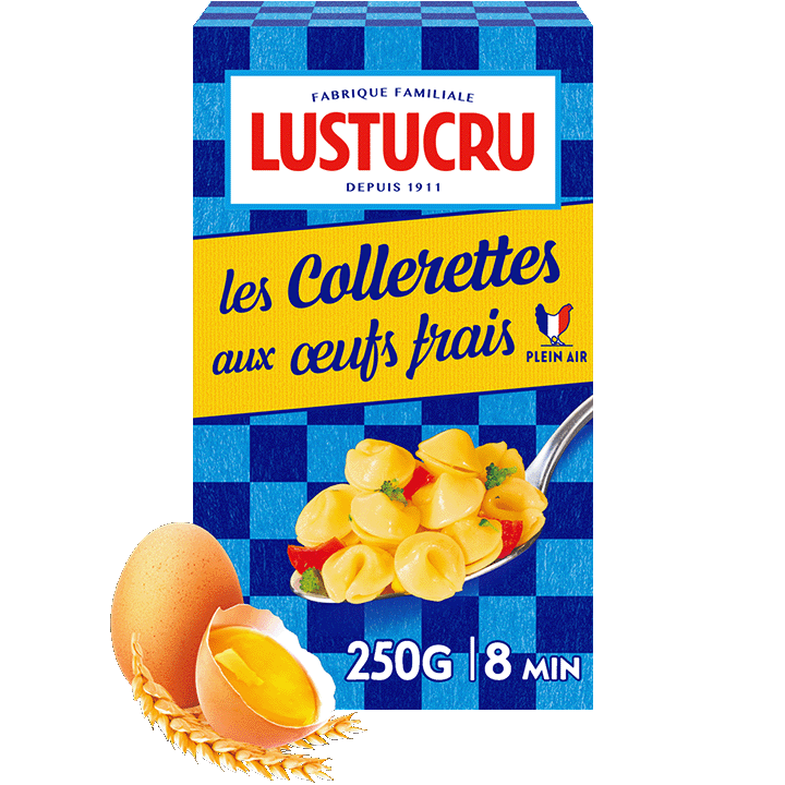 Collerettes aux œufs frais 250g et 500g