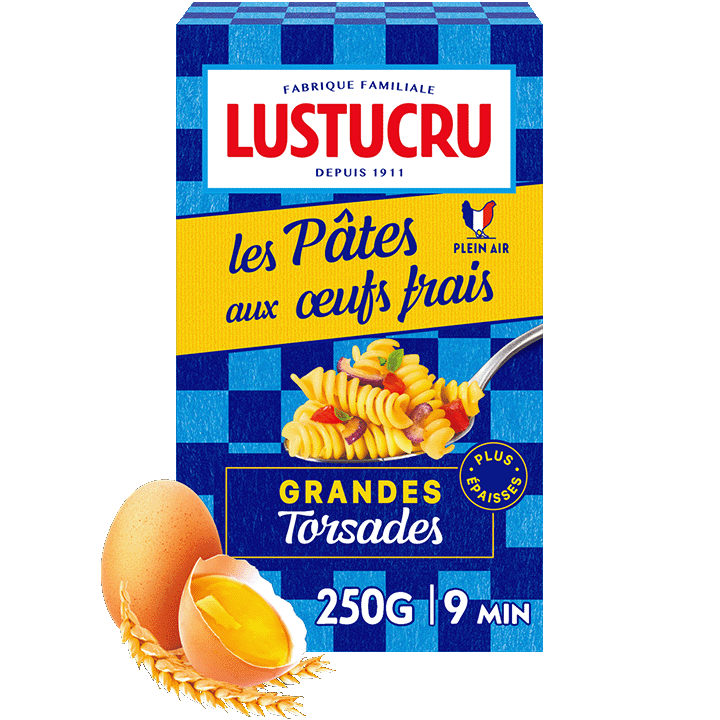 Grandes Torsades aux œufs frais 250g