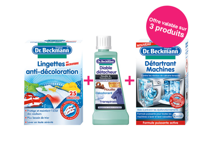 Offre valable sur 3 produits