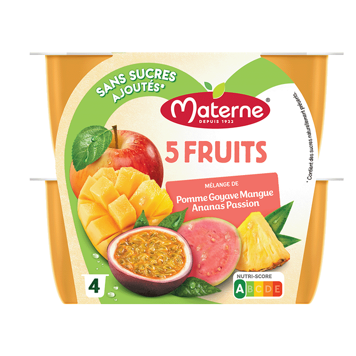 5 Fruits Exotiques  - 4x100g