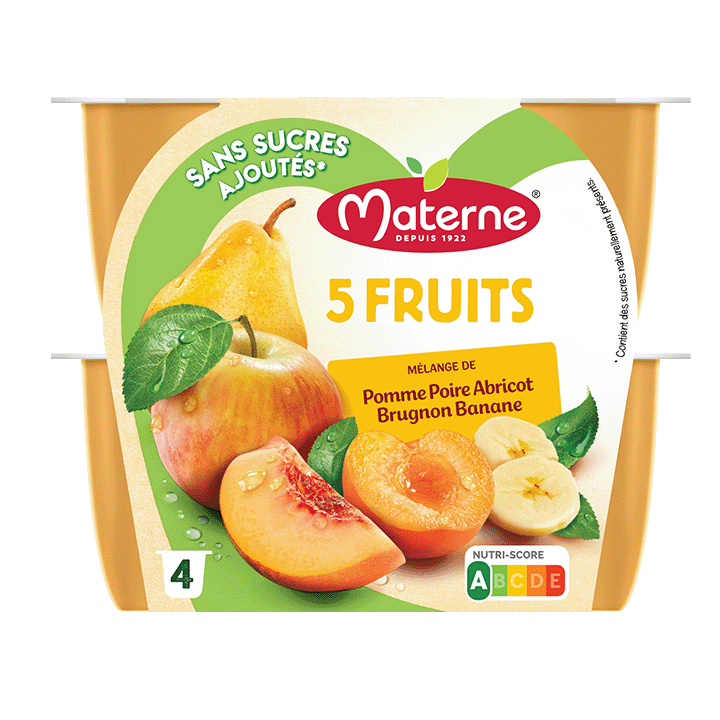 5 Fruits Jaunes - 4x100g