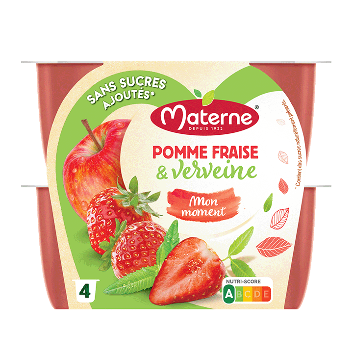 Pomme Fraise Verveine - 4x100g