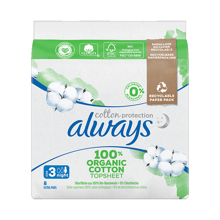 Always Cotton Night x8