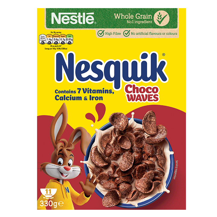 Nestlé Nesquik Choco Waves Cereal 330g