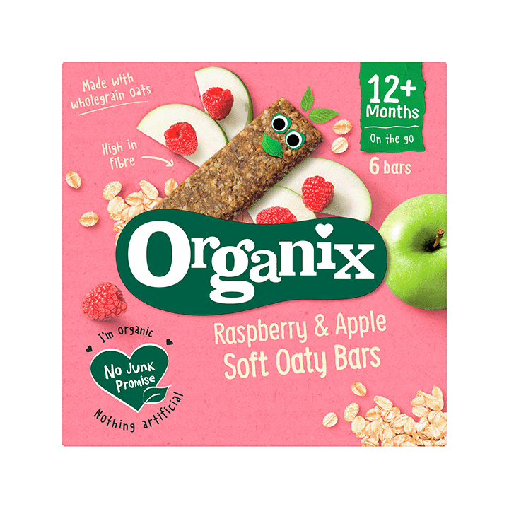 Organix Raspberry & Apple Soft Oaty Bars