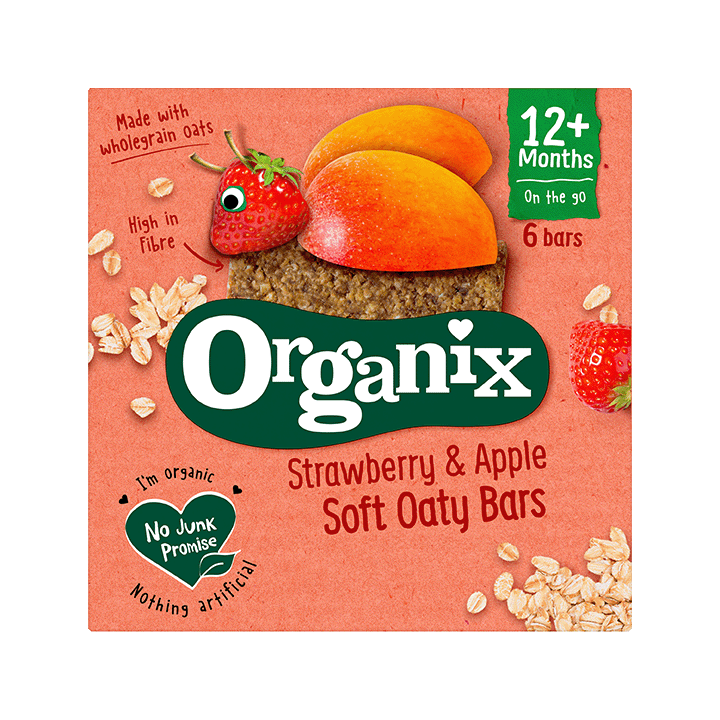 Organix Strawberry & Apple Oaty Bars