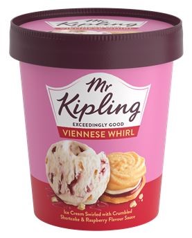 Mr Kipling Viennese Whirl Ice Cream Tub
