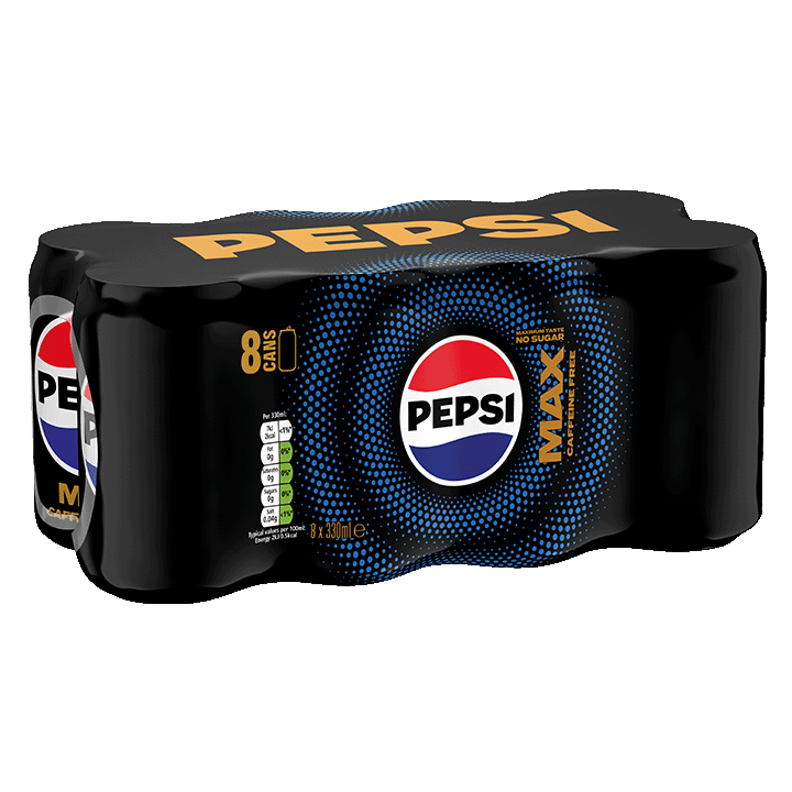 Pepsi Max Caffeine Free 8x330ml
