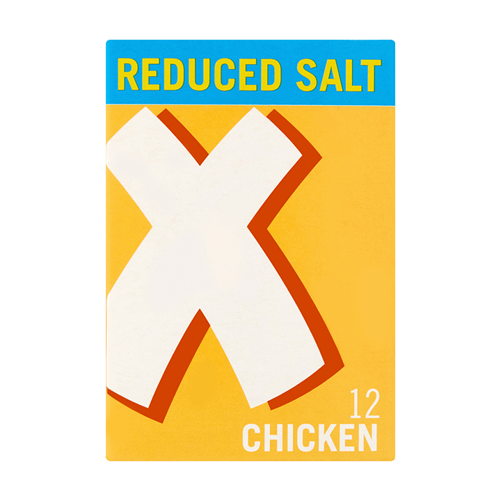 Oxo Chicken Reduced Salt Stock Cubes x12 71g
