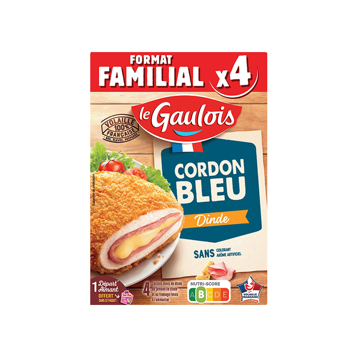 Cordon Bleu de dinde 400g Le Gaulois