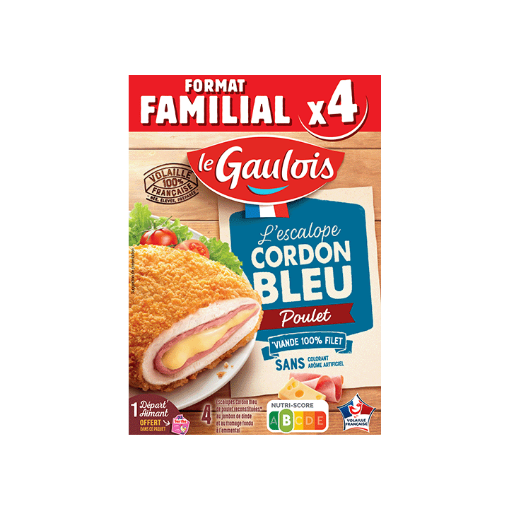Cordon Bleu de poulet 400g Le Gaulois