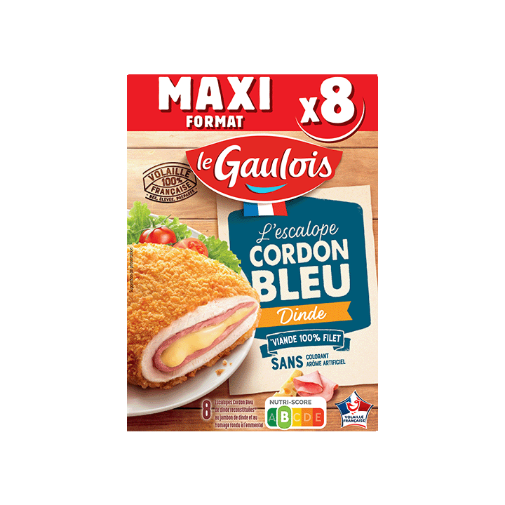 Cordon Bleu  de dinde 800g Le Gaulois