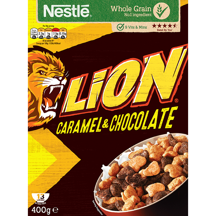 Nestlé Lion Caramel & Chocolate Cereal 400g
