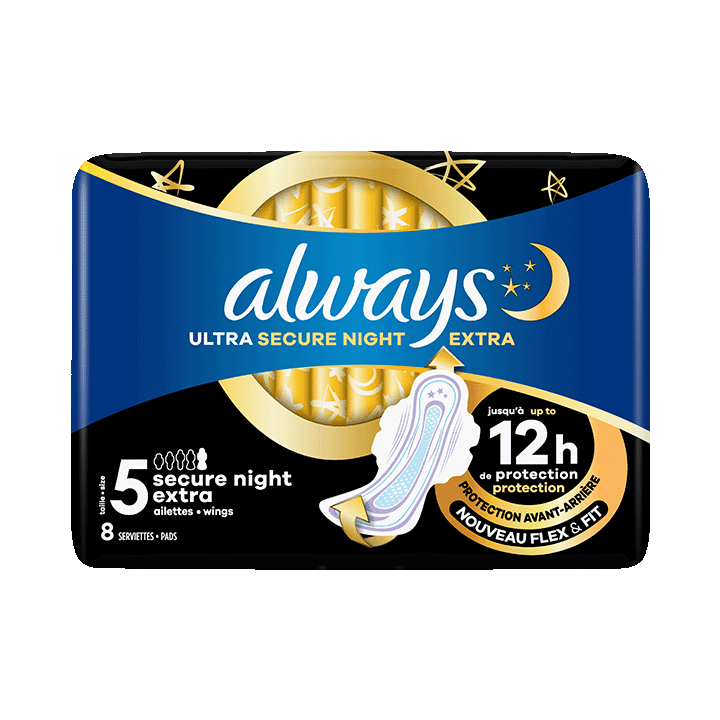 Always Ultra Secure Night Extra x8
