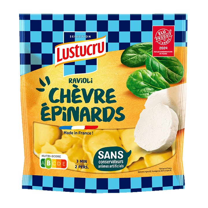 Ravioli Chèvre Épinards