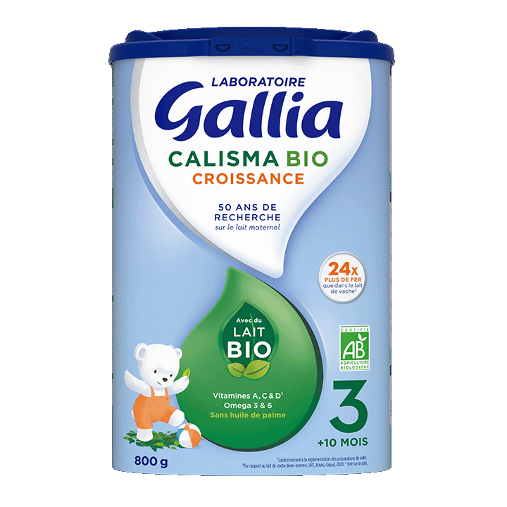 Laboratoire Gallia Calisma Bio Croissance 800g