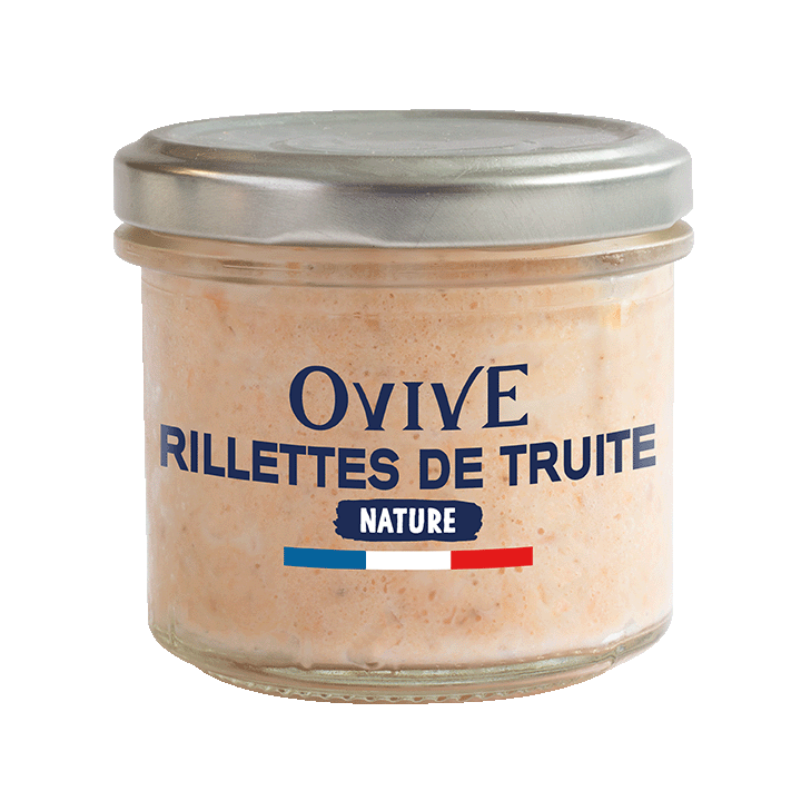 Rillettes de truite nature 90g