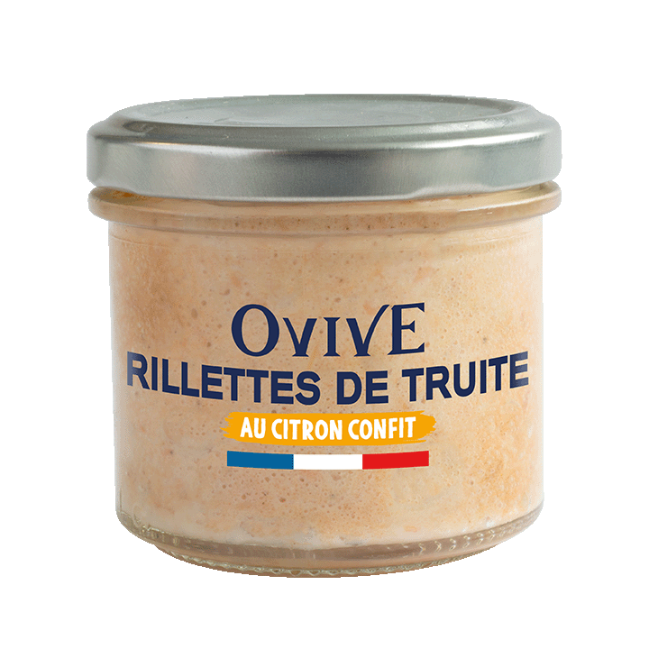 Rillettes de truite citron confit 90g