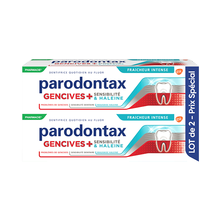 Gencives+Sensibilité & Haleine Fraîcheur 2x75ml