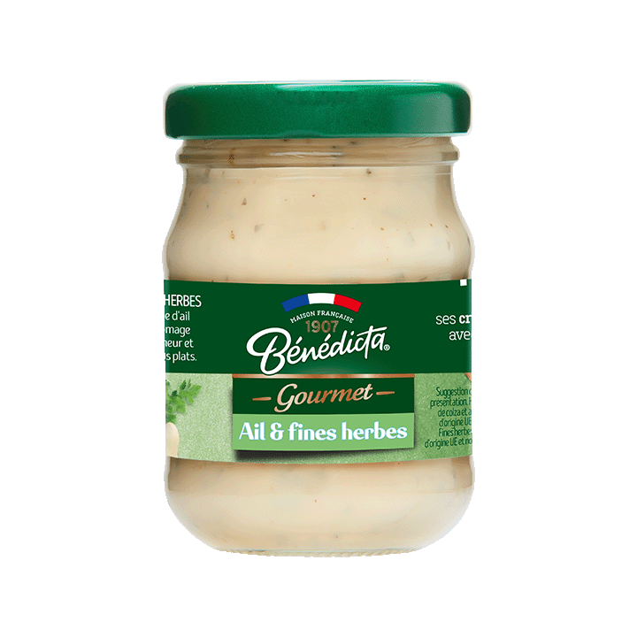 Bénédicta Sauce Gourmet Ail & Fines Herbes 80g