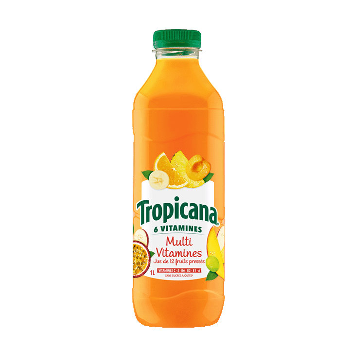 Multi Vitamines Jus de 12 fruits pressés 1L 