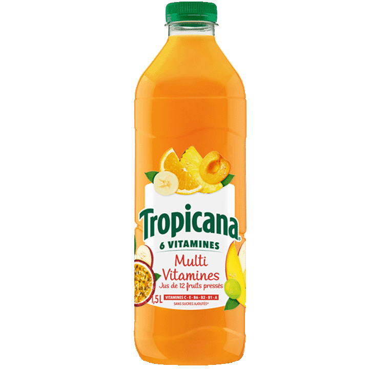 Multi Vitamines Jus de 12 fruits pressés 1,5L 