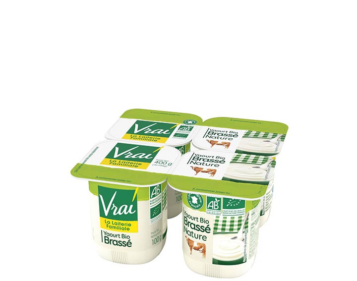 Yaourt Bio Brassé Nature 4x100g