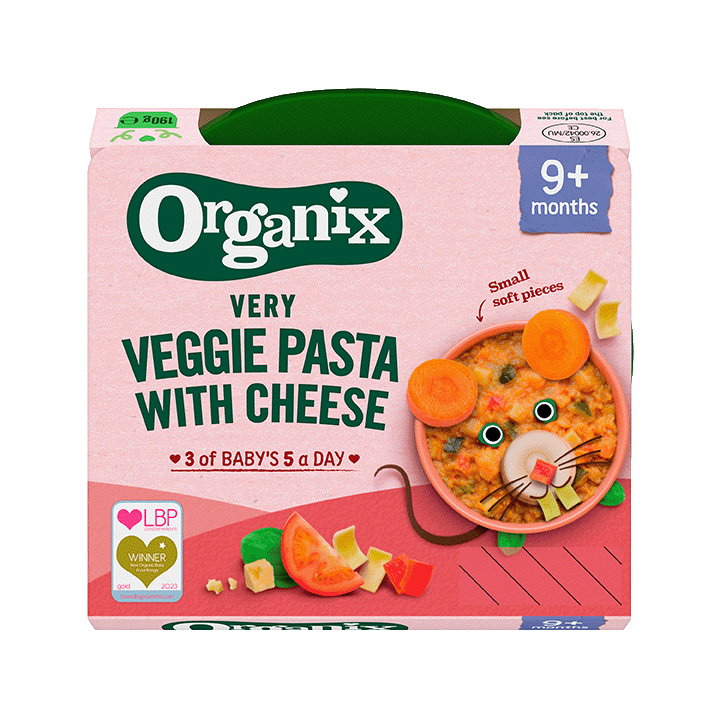 Veggie Pasta with Cheese 9+ Months 190g
