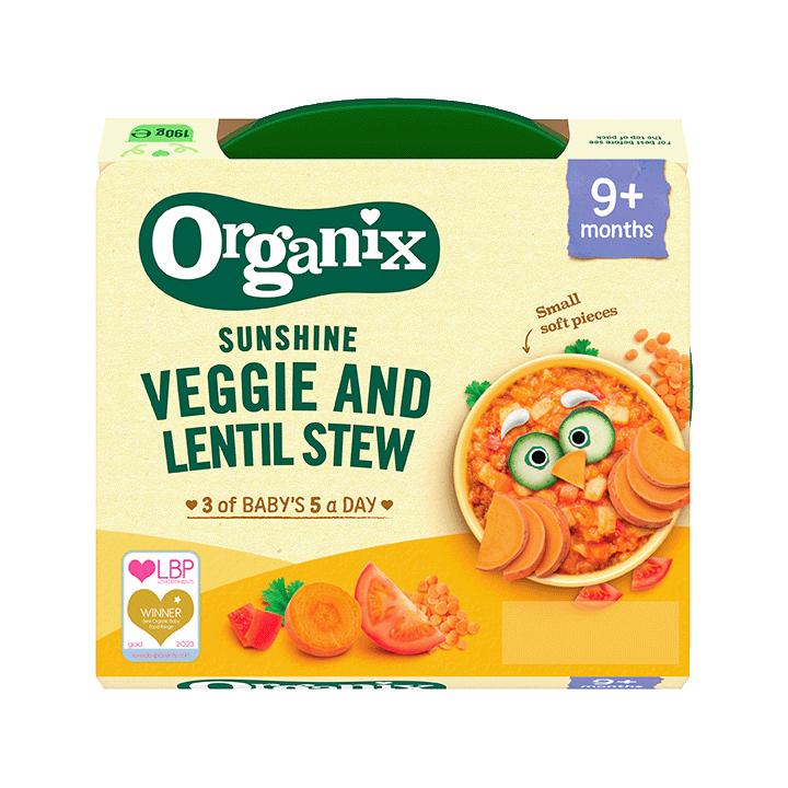 Sunshine Veggie & Lentil Stew 9 Months+ 190g