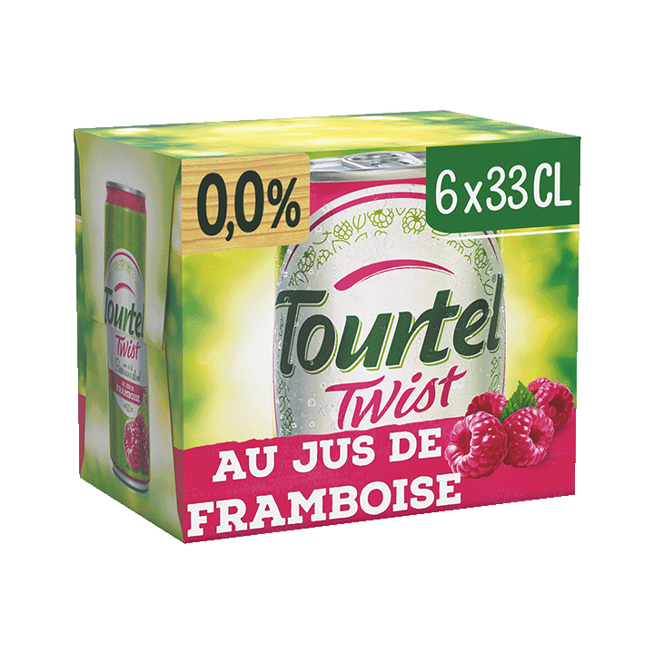 Tourtel Twist framboise, 6x33cl canettes