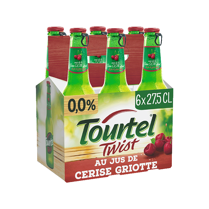 Tourtel Twist cerise griotte