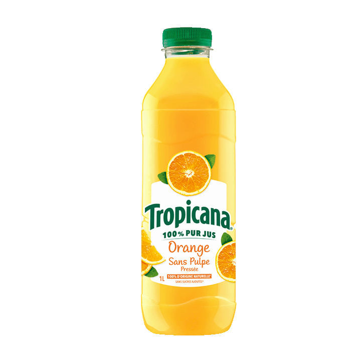 Orange Sans Pulpe Pressée 1L