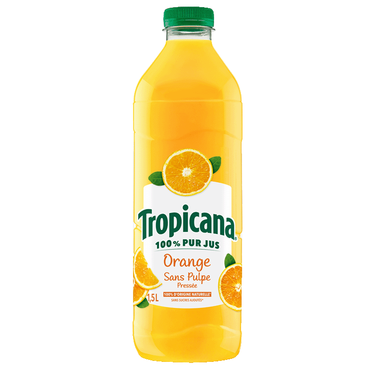 Orange Sans Pulpe Pressée 1,5L 