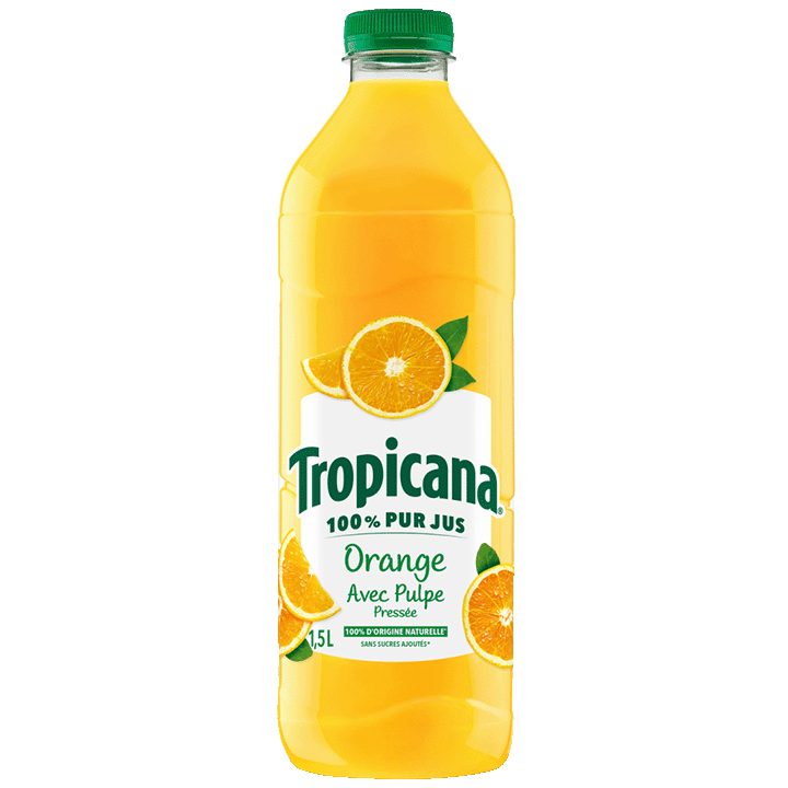 Orange Avec Pulpe Pressée 1,5L 