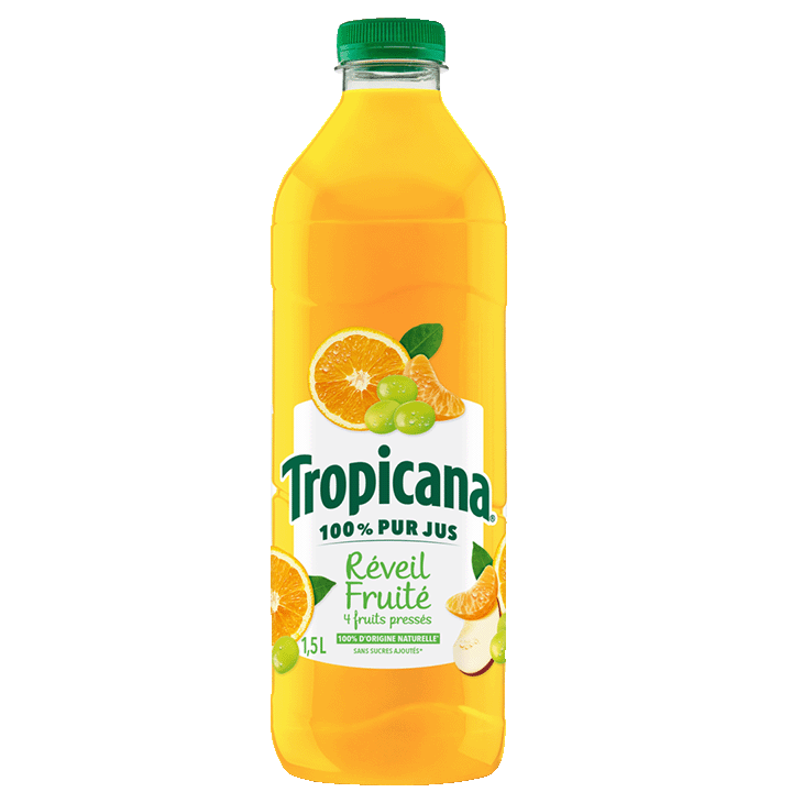 Réveil Fruité 4 fruits pressés 1,5L 