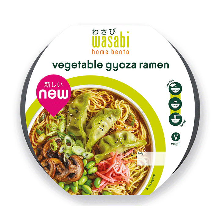 Wasabi Vegetable Gyoza Ramen
